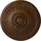 Ekena Millwork Bailey Ceiling Medallion (Fits Canopies up to 4"), Hand-Painted Root Beer Crackle, 18 1/8"OD x 3/4"P CM19BIRBC - alternate 1